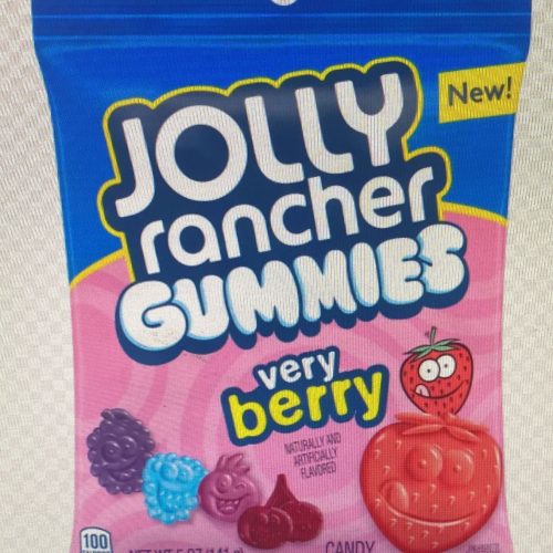 JOLLY RANCHER GUMMIES VERRY BERRY 5OZ BAGS.