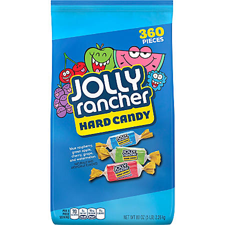 JOLLY RANCHER HARD CANDY 360CT.BAG