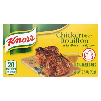 KNORR CHICKEN BOUILLON CUBES 2.3OZ. BOX