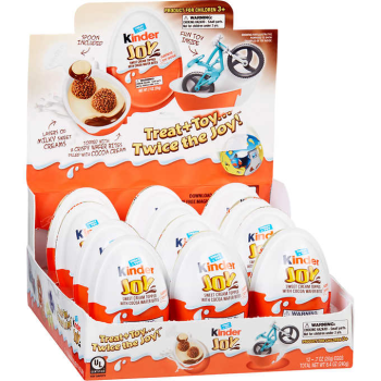 KINDER JOY CHOCOLATE SURPRISE EGG 12CT. BOX