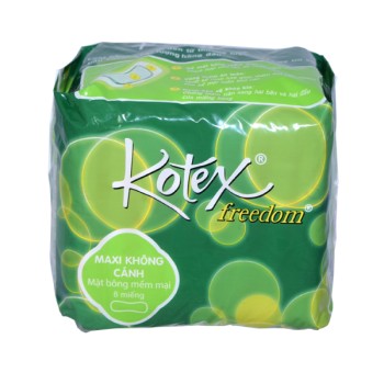 KOTEX FREEDOM MAXI WITH WINGS 8PK.