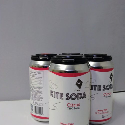 KITE THC SODA CITRUS 4/12OZ. 10MG.