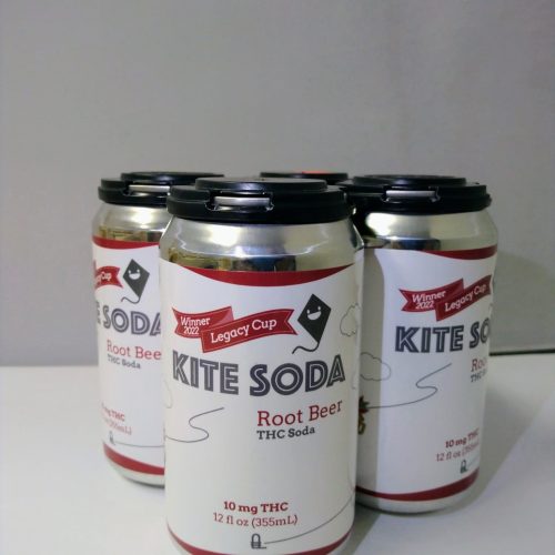 KITE THC SODA ROOTBEER 4/10MG.