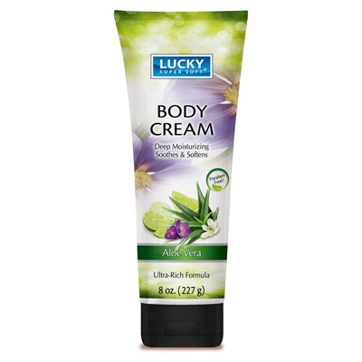 LUCKY BODY CREAM - ALOE VERA 8OZ. 1CT.