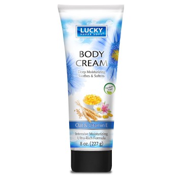 LUCKY BODY CREAM - OAT & VITAMIN E 8OZ. 1CT.