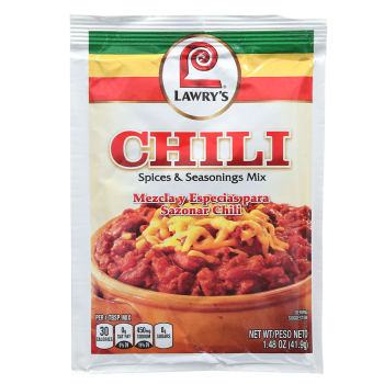 LAWRY'S CHILI SEASONING 1/1.48OZ.PK