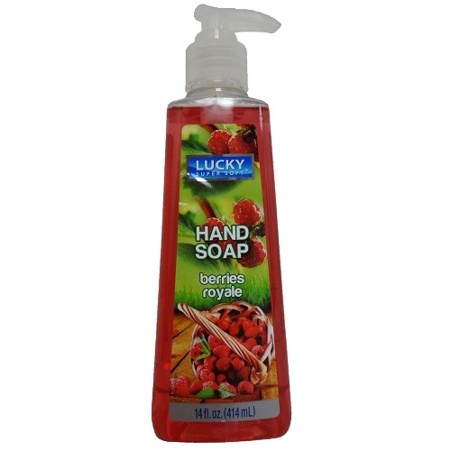 LUCKY HAND SOAP BERRIES ROYALE 14OZ.