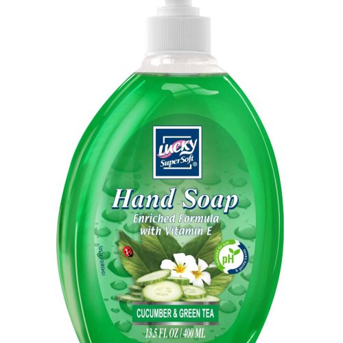 LUCKY HAND SOAP - CUCUMBER & GREEN TEA 13.5OZ. 1CT.