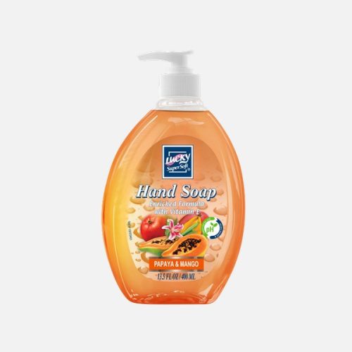 LUCKY HAND SOAP - PAPAYA & MANGO 13.5OZ. 1CT.