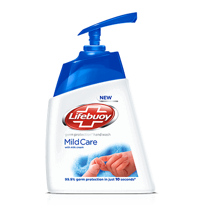 LIFEBOUY HAND WASH MILD CARE 10OZ. BTL.
