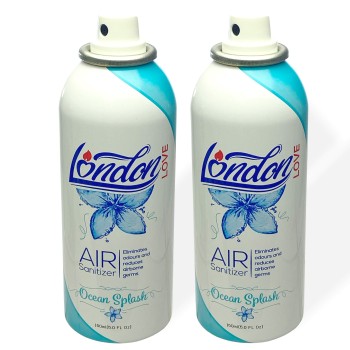 LONDON LOVE AIR SANITIZER OCEAN SPLASH 12CT.