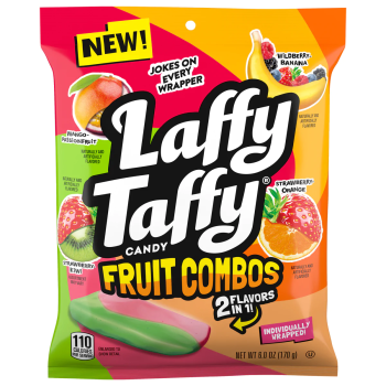 PEG BAG LAFFY TAFFY FRUIT COMBOS 3.5OZ. 1CT.