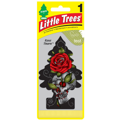 LITTLE TREE FRESHENER ROSE THORN  1CT.
