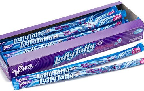 LAFFY TAFFY ROPE BLUE RASPBERRY 24CT. BOX P.P. 3/$0.99