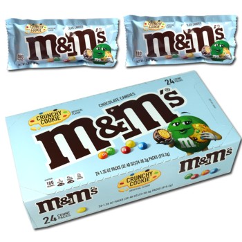 M&M CRUNCHY COOKIE 24CT. BOX