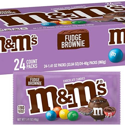 M&M FUDGE BROWNIE 24CT. BOX