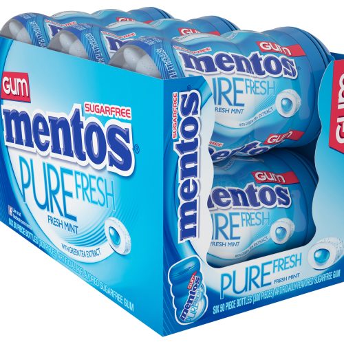 MENTOS GUM PURE FRESH MINT 6CT BOX.