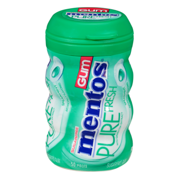 MENTOS GUM PURE FRESH SPEARMINT 6CT BOX.