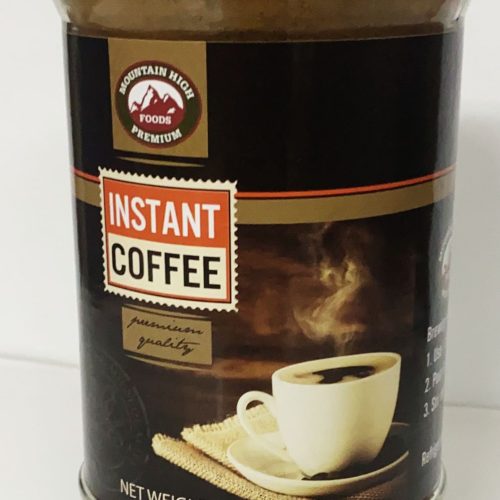 MOUNTAIN HIGH INSTANT COFFEE 8OZ. JAR.