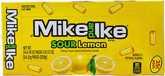 MIKE & IKE SOUR LEMON 24CT. BOX