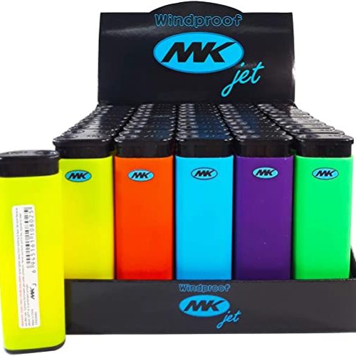 MK WINDPROOF LIGHTER SOLID COLOR 50 CT.