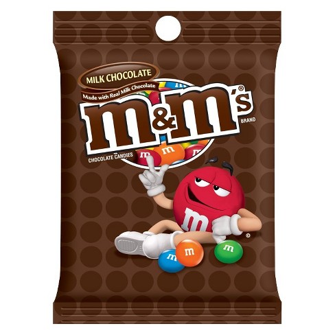 PEG BAGS M&M MILK CHOCOLATE 5.3OZ.