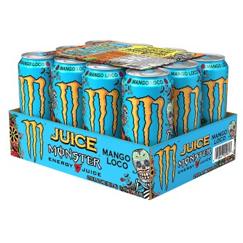 MONSTER MANGO LOCO JUICE 12/16OZ.