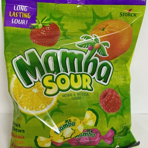 MAMBA SOUR FRUIT CHEWS 1CT. 3.52OZ. BAG