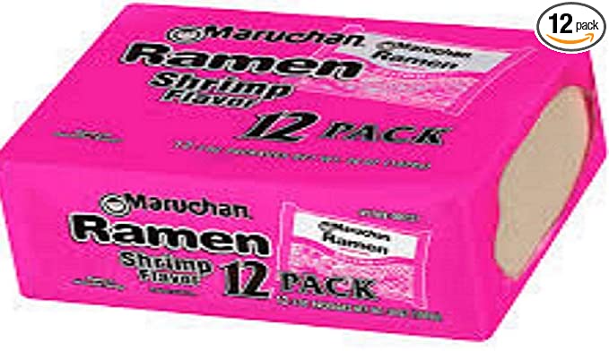 MARUCHAN RAMEN NOODLES SOUP SHRIMP 12/3OZ