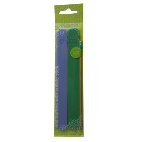 NAIL BUFFERS & CUTICLE STICK 6/2PK.