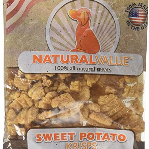 NATURES VALUE DOG TREAT SWEET POTATO KRISPS 1CT.