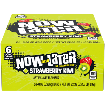 NOW & LATER KIWI STRAWBERRY 24CT. BOX P.P. $0.25