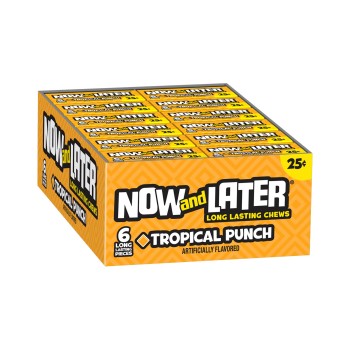 NOW & LATER TROPICAL PUNCH 24CT .P.P. $0.25