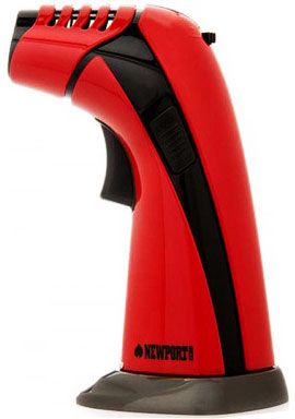 NEWPORT TRIPLE FLAME TORCH RED/BLACK INSIDE