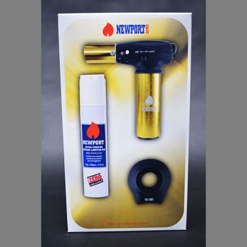 NEWPORT TURBO CHARGED GOLD WITH CASE