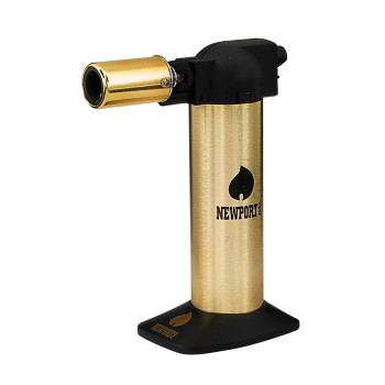 NEWPORT 6" CIGAR TORCH GOLD/BLACK