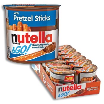 NUTELLA WITH PRETZEL STICKS & GO 12CT.