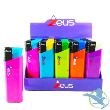 ZEUS WINDPROOF W1 LIGHTER 25CT. NEON COLORS