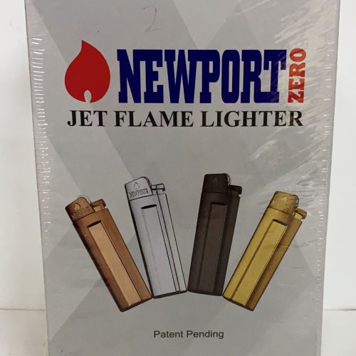 NEWPORT ZERO WHEEL METAL TORCH  METALLIC 12CT.