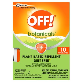 OFF! BOTANICALS WIPES 8/10CT.