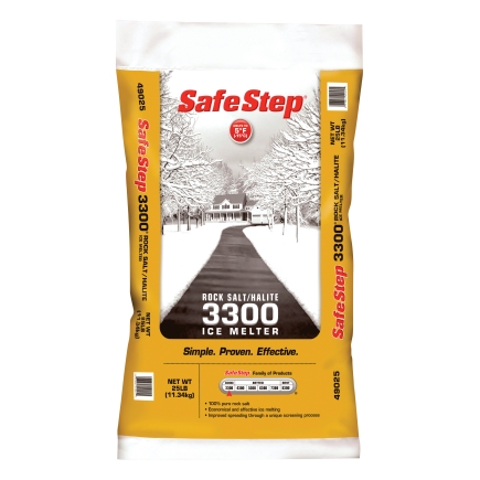 SAFE STEP ROCK SALT 25LB. BAG