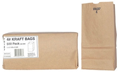 PAPER BAGS #4 500 CT.