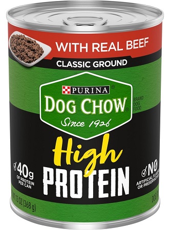 PURINA DOG CHOW GROUND BEEF 13OZ. CAN