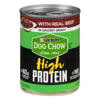PURINA DOG CHOW BEEF IN GRAVY 13OZ. CAN