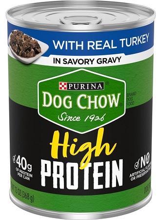 PURINA DOG CHOW TURKEY IN GRAVY 13OZ. CAN
