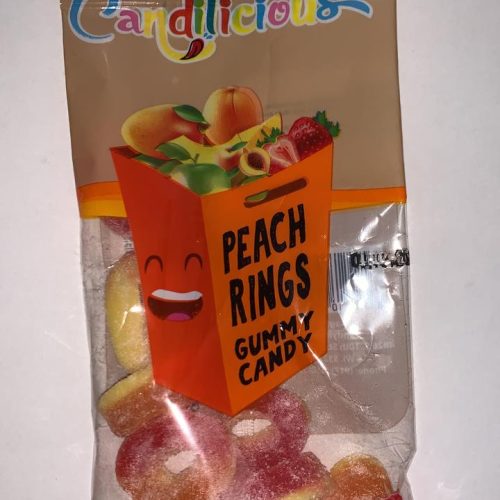 CANDY LICIOUS HALAL GUMMY PEACH RINGS 2FOR$1 12CT