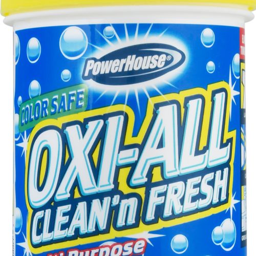 POWERHOUSE OXI ALL CLEAN'N FREAH POWDER 10OZ. JAR.