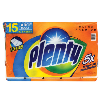 PLENTY PAPER TOWEL 15/1CT. ROLLS
