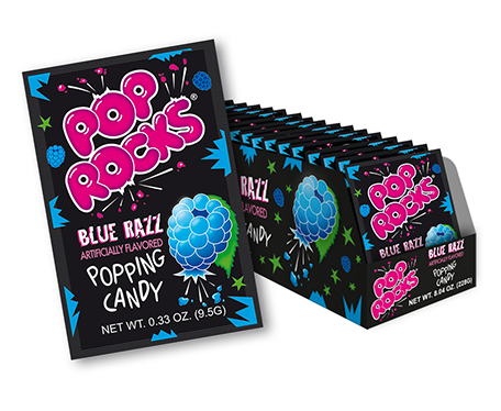 POP ROCK'S BLUE RAZZ 24PK.