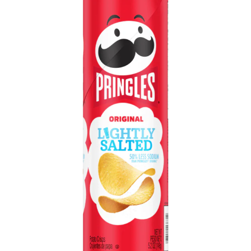 PRINGLES LIGHTLY SALTED 5.68OZ. CAN